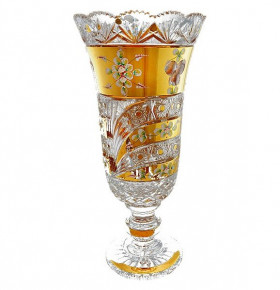Ваза для цветов 40 см  Aurum Crystal "Хрусталь с золотом" / 040000