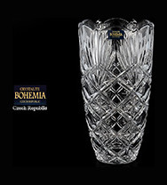 Ваза для цветов 20 см  Crystalite Bohemia "Лира /Без декора" / 093741