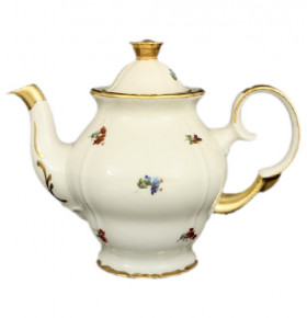 Заварочный чайник 500 мл  Bohemia Porcelan Moritz Zdekauer 1810 s.r.o. "Анжелика /Мелкие цветы /СК" / 088961