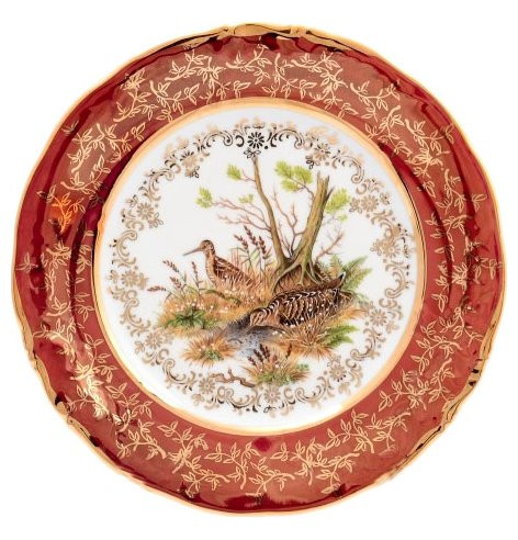Набор тарелок 19 см 6 шт  Sterne porcelan &quot;Фредерика /Охота красная&quot; / 128803