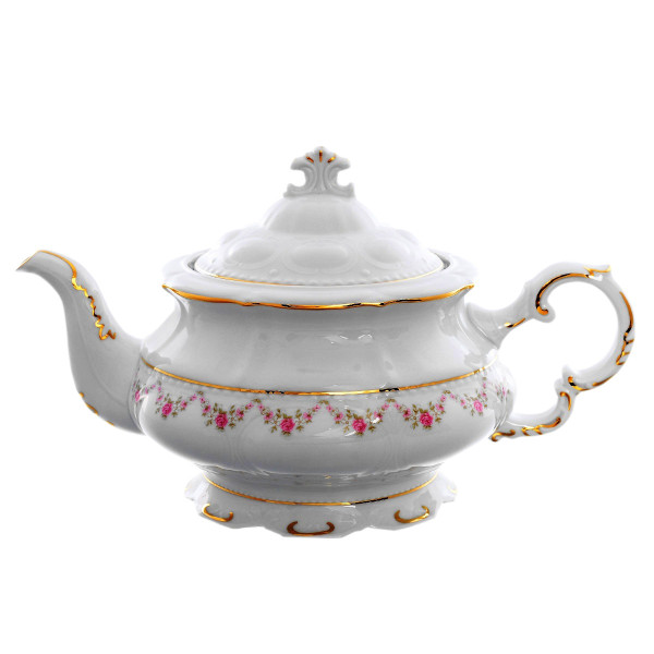 Заварочный чайник 3,5 л  Leander &quot;Соната /Розовый цветок&quot; / 156225