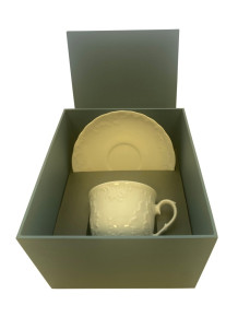 Чайная пара 250 мл  Cmielow "Рококо /Без декора" (подарочная упаковка) / 307957