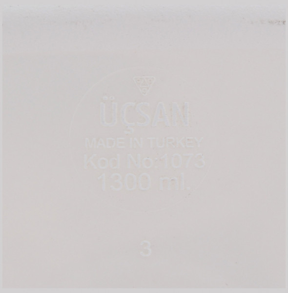 Контейнер 16,5 х 16,5 х 8 см 1,3 л красный  Ucsan Plastik &quot;Ucsan&quot; / 296217