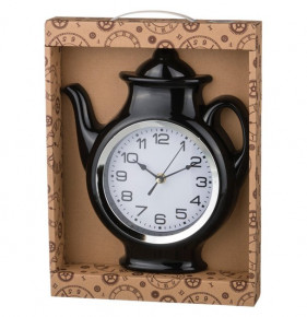Часы настенные 25 х 30 х 5 см кварцевые черные  LEFARD "CHEF KITCHEN" / 187933
